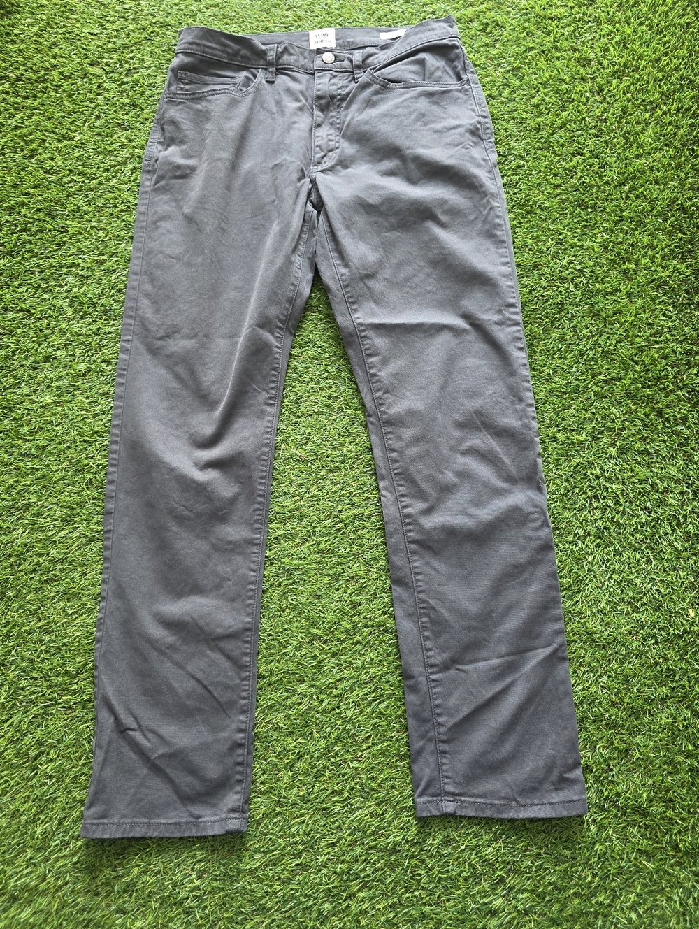 Flint And Tinder Slim Fit Jeans Denim Mens Grey Casual 31x30